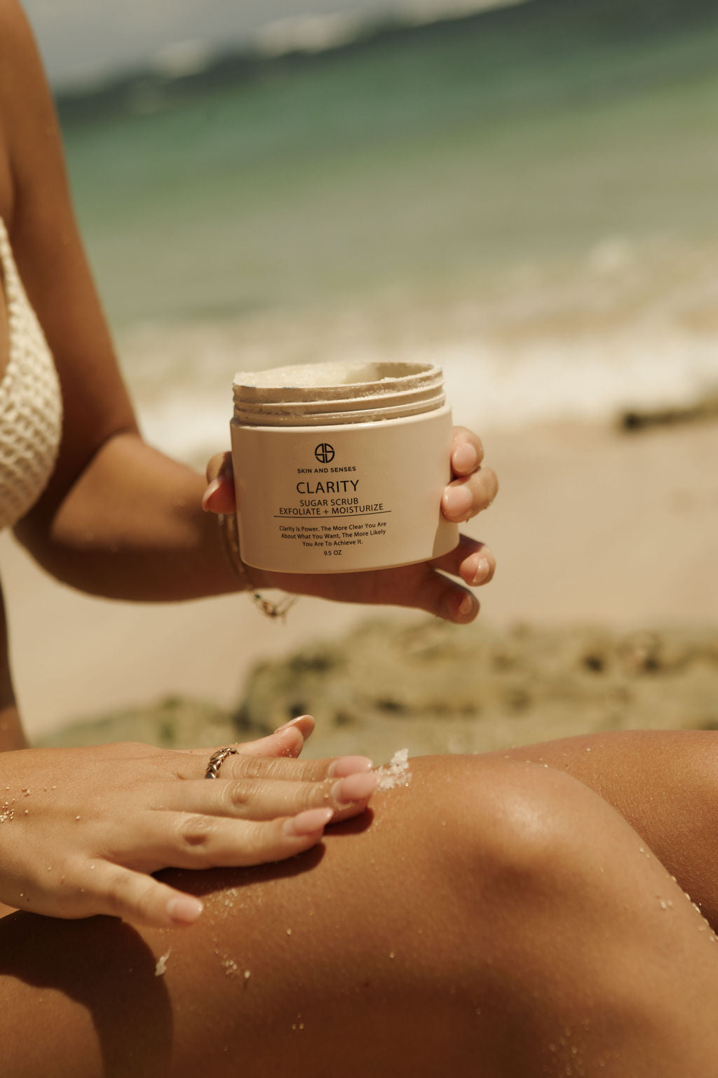 Exfoliating Sugar Body Scrub, skin and senses