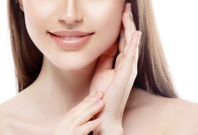 woman with soft skin