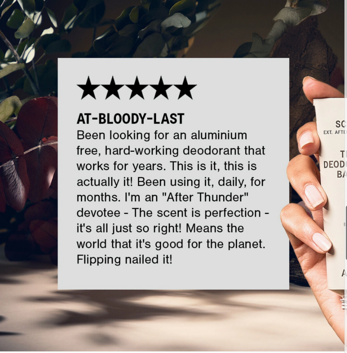 Akt Deodorant Balm Sc.02 After Thunder - Aluminum-Free