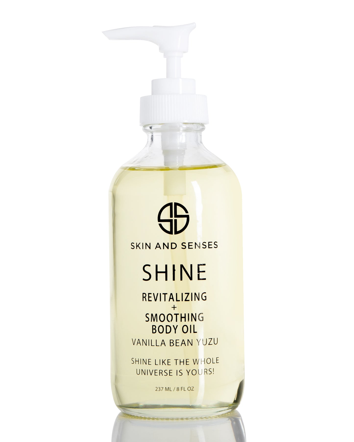 shine revitalizing smoothing body oil