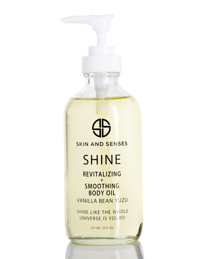 shine revitalizing smoothing body oil